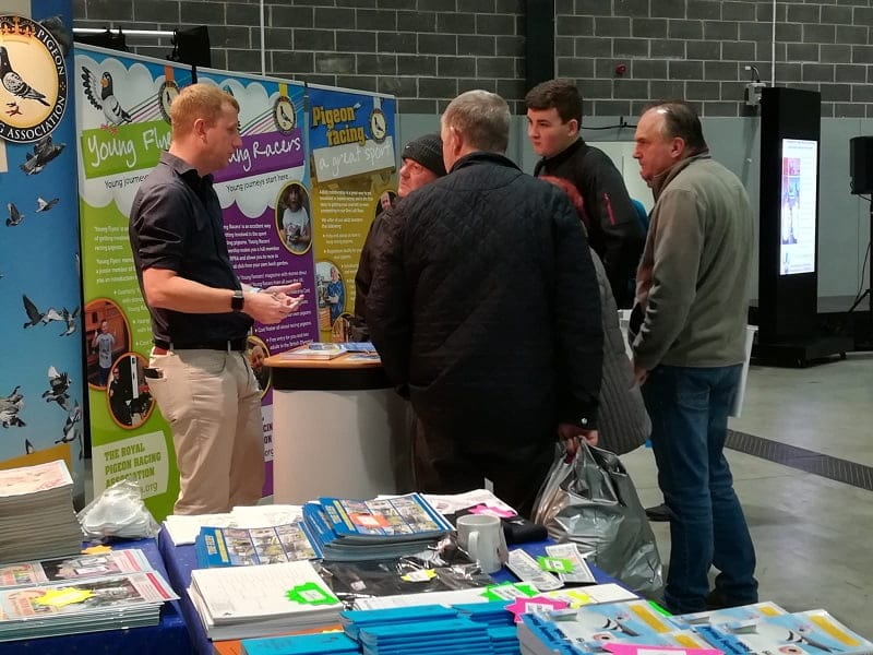 RPRA Development Officer Richard Chambers speaks to visitors